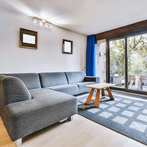 clean living room